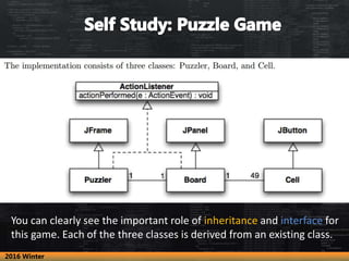 You can clearly see the important role of inheritance and interface for
this game. Each of the three classes is derived fr...